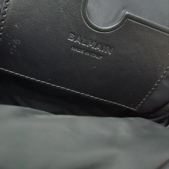 Balmain x Pokémon Logo Print Pikachu Mini Backpack Red Nylon Silver - Picture 5 of 9